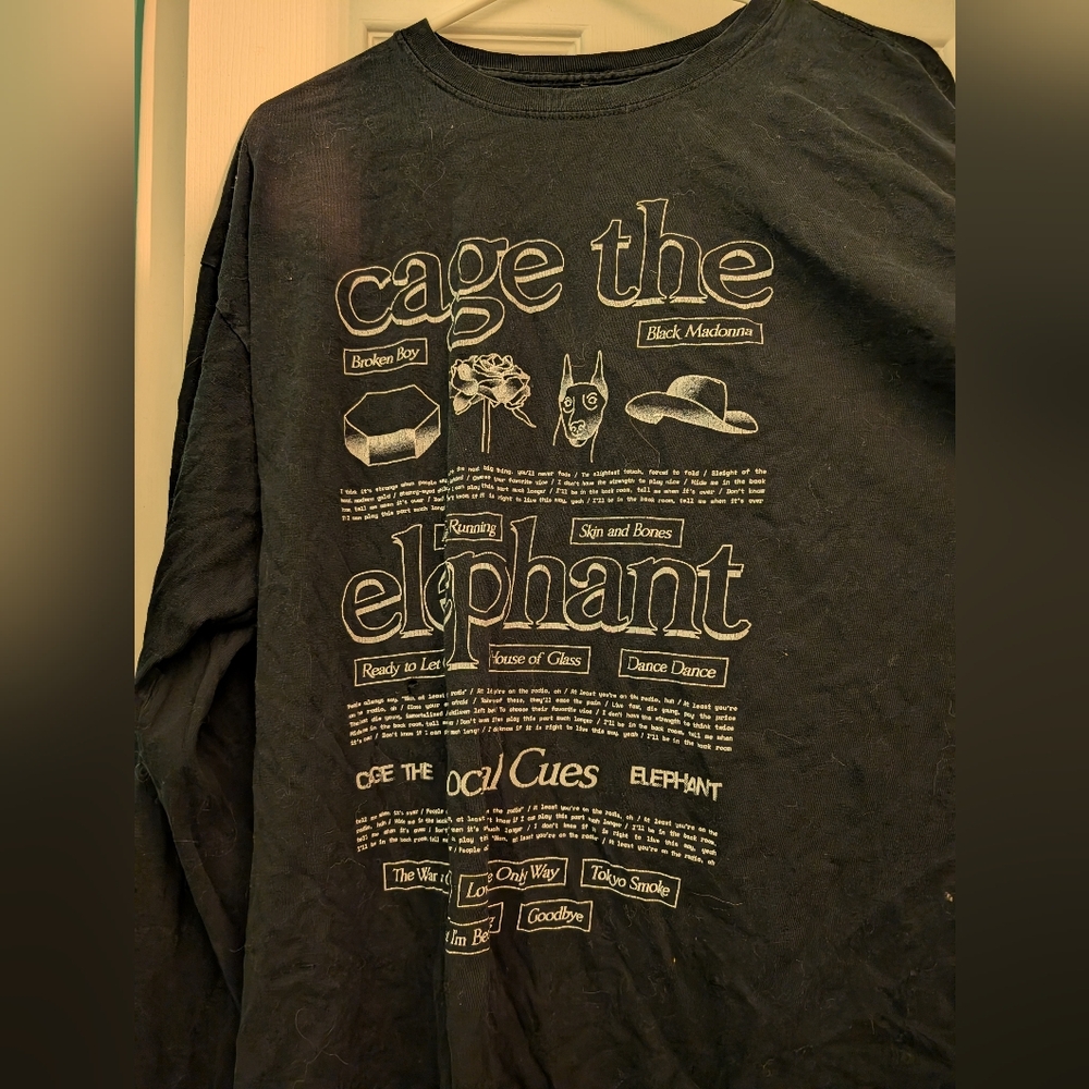 Cage The Elephant Long Sleeve Graphic Concert Tee